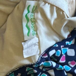 Sea Waves Patterned Swimwear